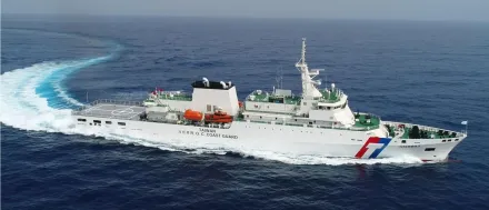 4000噸雲林艦交船、台北艦命名下水　蔡英文：提升海巡量能