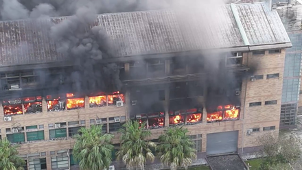 7.2強震撼全台/東華大學理工1館被震到釀火警！「整排實驗室燒起來」還有爆炸聲