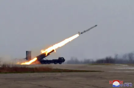 北韓發射巡弋飛彈測試超大型彈頭　稱「與週邊局勢無關」