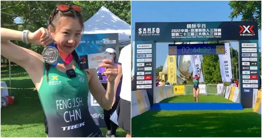 三鐵美女選手「無辜挨槍」　緊身連身賽服挨批「像泳衣」