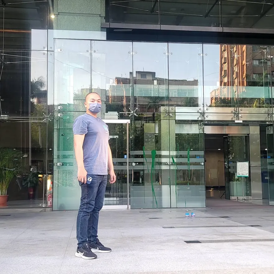 快訊／潑漆NCC！楊植斗：讓周玉蔻這種人滾出媒體！