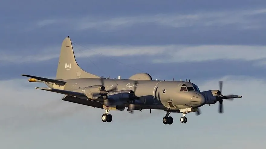 加拿大皇家空軍CP-140反潛巡邏機 現蹤台灣防空識別區