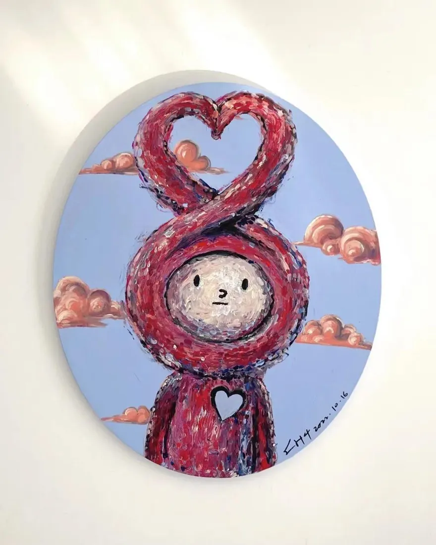 父承女業？「二創」4歲女兒塗鴉大賣　杭州爸：以後繼續「抄襲」！