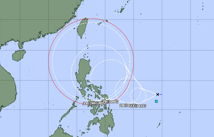 周日恐發颱風警報！熱低壓今生成　最新路徑圖曝光