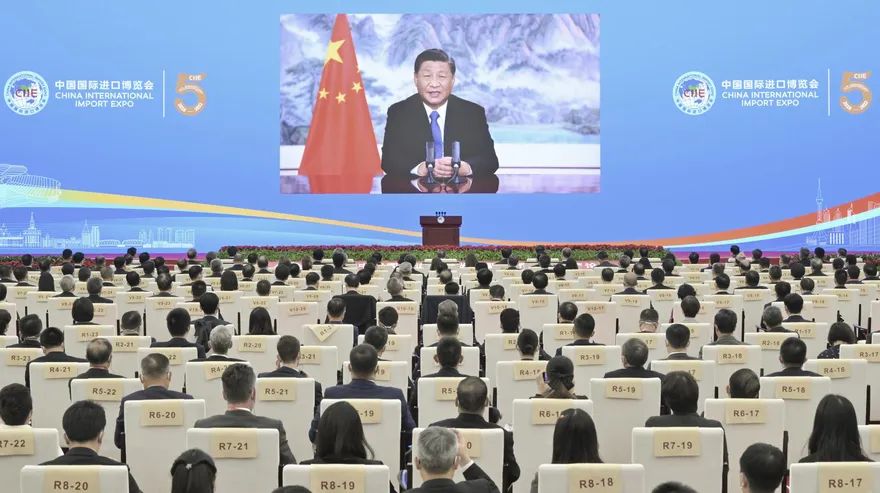 上海進博會開幕 　習近平：推動各方共享陸三大機遇