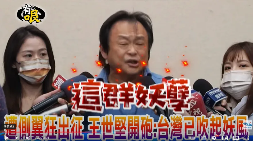 王世堅狠嗆林智堅「這2字」！藍營猛將手抖狂讚：罵得好
