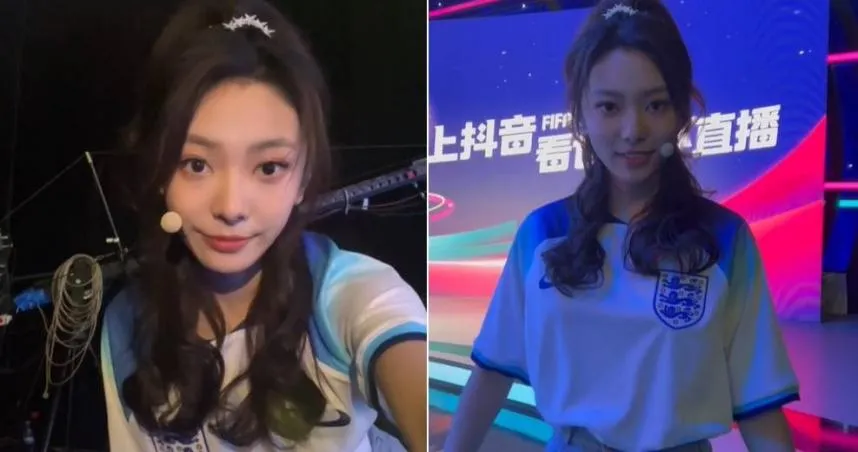 45秒影片瘋傳！美女主播播報世足...疑忍不住爆謎樣嬌喘  男低聲「太緊了！換方向」