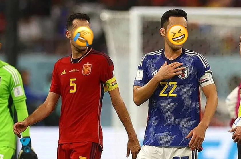 世足賽/日本後衛撞臉西班牙主將！2人同框激似「複製人」　網驚：簡直雙胞胎