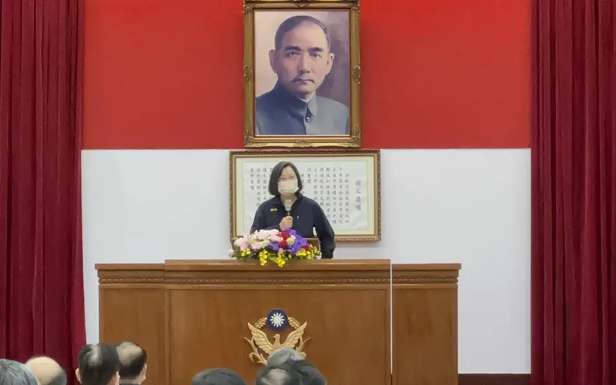 出席今年第一次警政署署務會報　蔡英文：持續改善警察執法制度及教育訓練