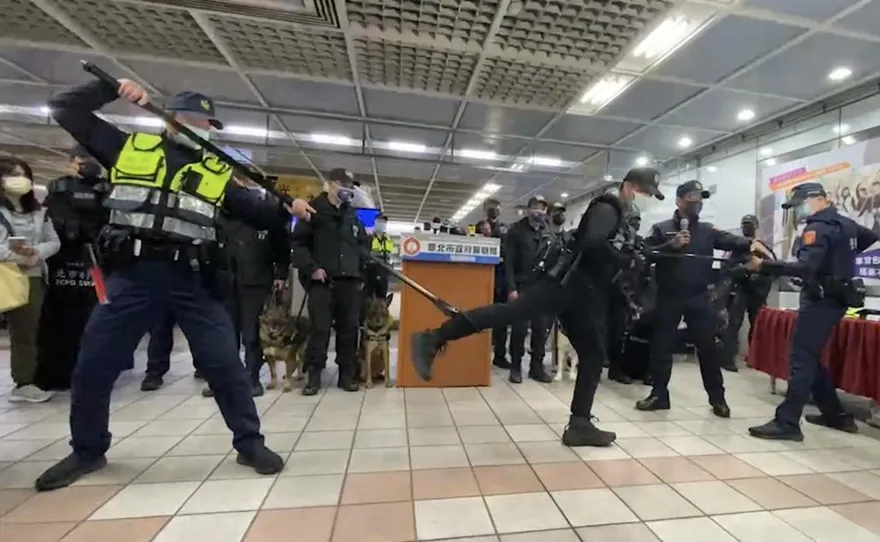 「2023台灣燈會」捷警隊提升維安層級　特勤警力、偵爆犬全上場