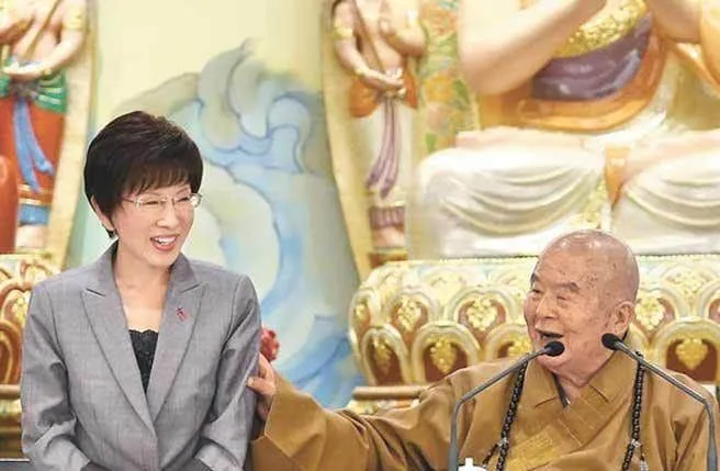 喊話蔡政府！洪秀柱：開放大陸信眾來台弔唁星雲大師