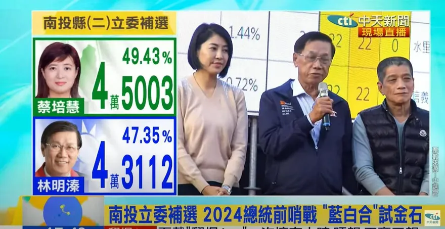 南投立委補選/民意如流水！　游淑慧：南投人民給了我們一個警訊