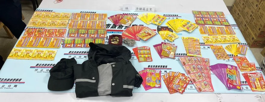 影/從彩券行廁所通風口潛入！男竊走2千多張刮刮樂得手70萬　新北汐止警15小時內逮人