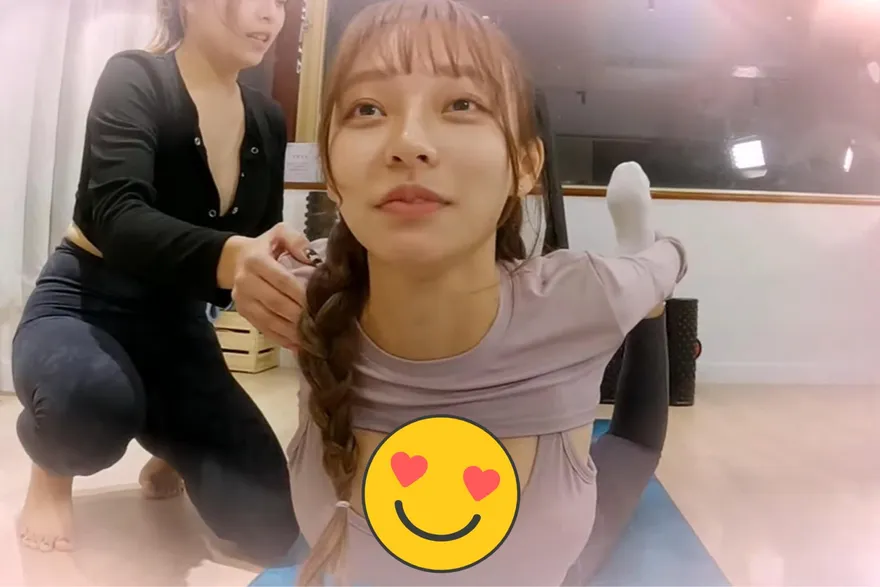 林襄「特寫上帝視角」超兇片流出！高難度姿勢「自摸UU」驚人柔軟度曝