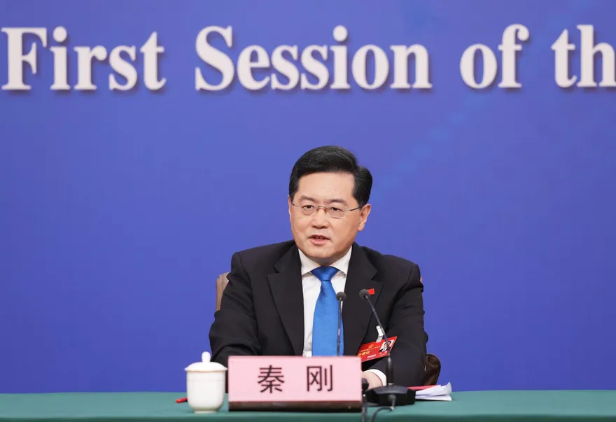 大陸兩會/秦剛創官場傳奇　短短3個月由副部級晉升國務委員