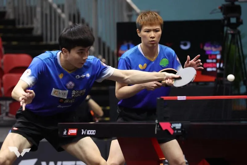 WTT大滿貫賽/3:1擊敗香港組合！林昀儒陳思羽闖進混雙4強