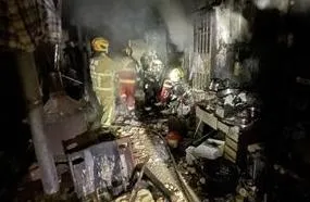 雲林貨櫃屋惡火釀1死1傷！7旬翁燒傷加嗆傷　女子「倒臥大門旁殞命」