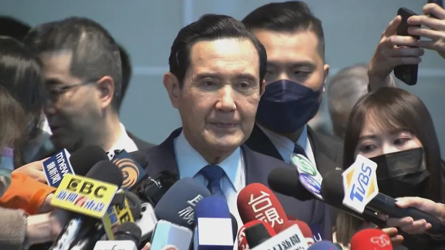 影/馬英九訪陸兩岸破冰　陸方維安高規格　兩岸媒體排隊等安檢