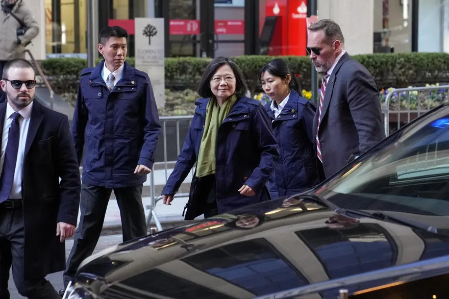 「過境外交」重頭戲蔡麥會將登場　《BBC》警告：美中台身陷危險三角戀
