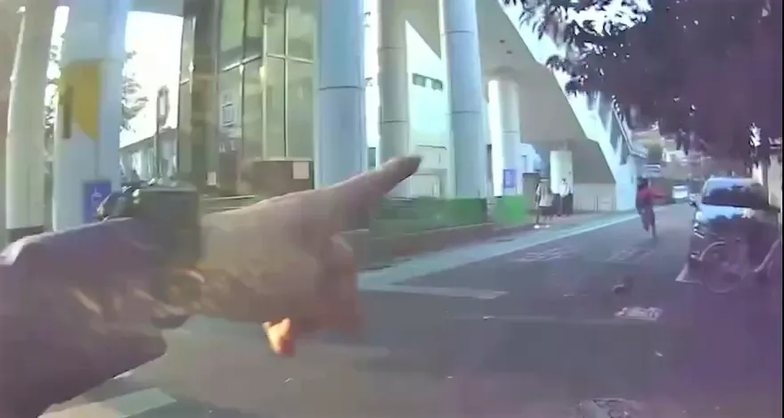 影/阿sir飛毛腿！警抓逃逸移工　勇腳追1公里成功逮人