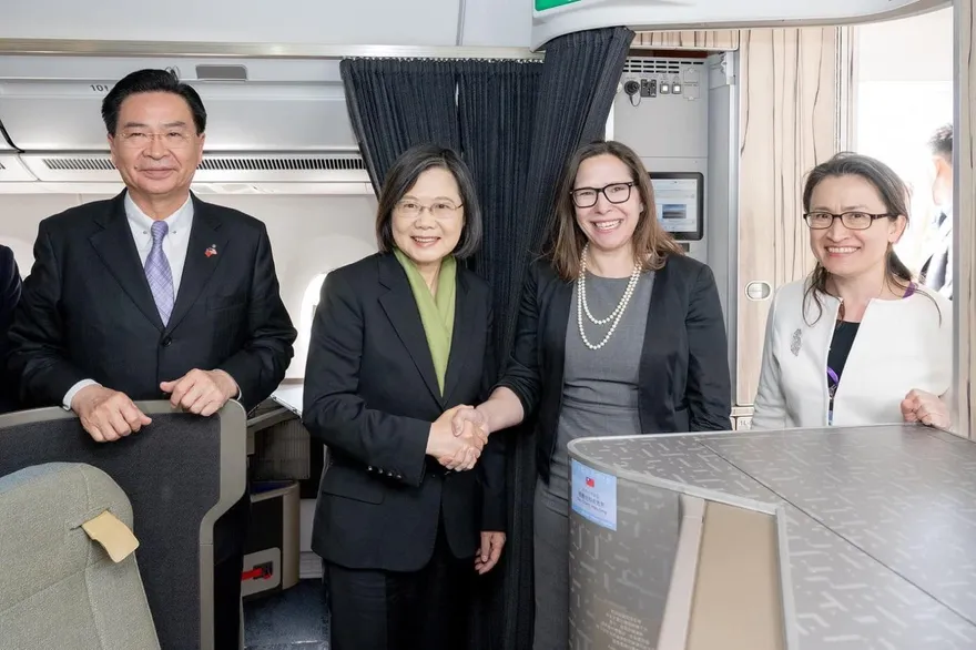 AIT主席在美會見蔡英文後！今晚「首次訪台」深化台美交流
