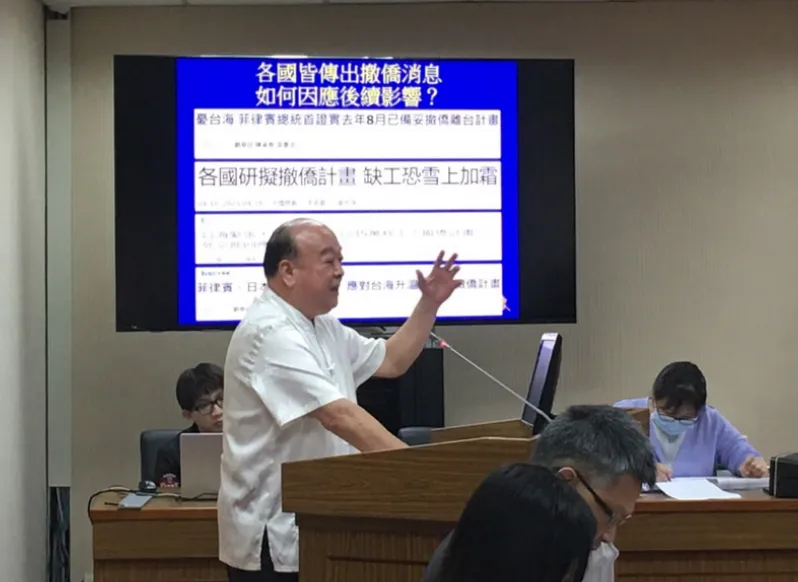 外國若撤僑台灣如何協助？　吳斯懷：有計劃代表他們擔心台海危機