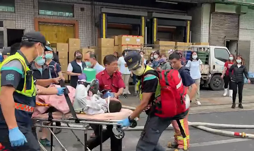 快訊／聯華食品彰化廠今晨大火　員工躲冰庫7死3人OHCA