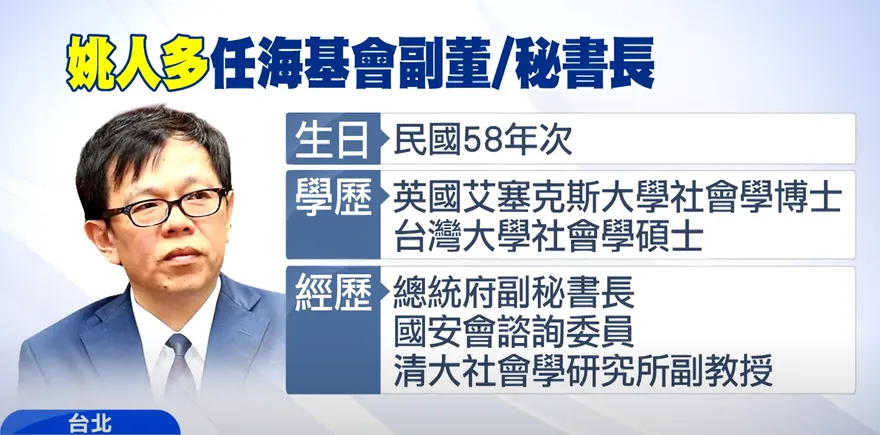 蔡英文頭號文膽變《鏡週刊》特約主筆！姚人多發聲了　叫NCC上架鏡電視
