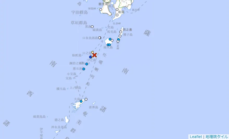 快訊/日本鹿兒島發生規模5.1淺層地震　連搖5波暫無引發海嘯風險