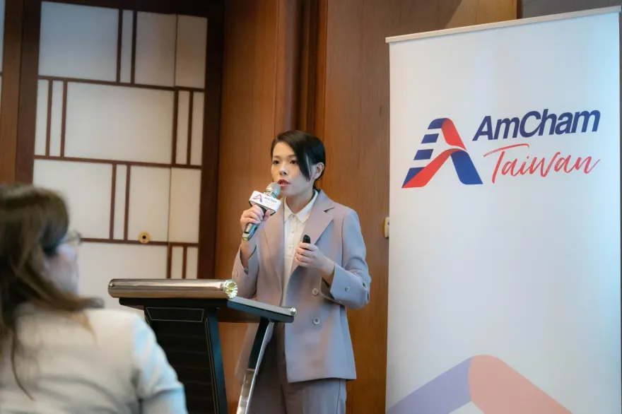 高虹安受邀台灣美國商會演講    美商讚：想搬到新竹了！