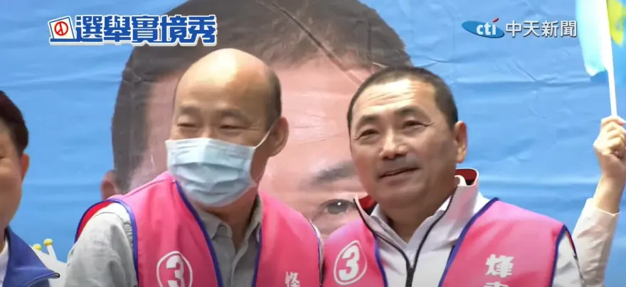 為北農戰陳吉仲「侯韓合體」！侯友宜現身韓國瑜臉書　留言57字痛電民進黨