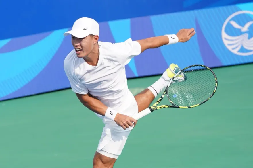 影/6年來台灣第1人！許育修美網男單過頭關　生涯大滿貫首勝