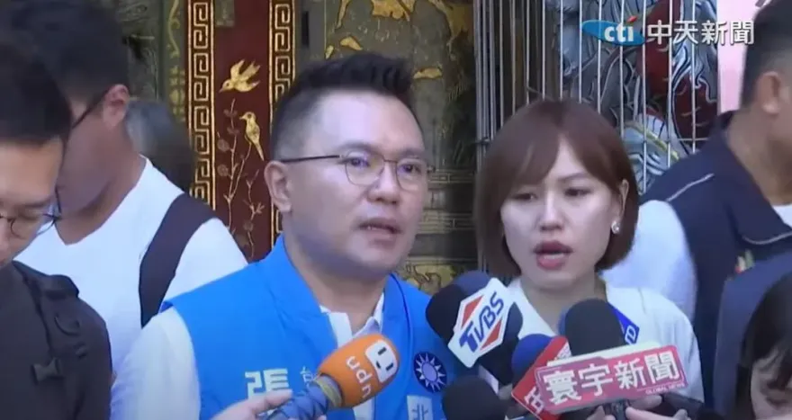 侯漢廷參選士林、北投泛藍分裂　張斯綱盼整合：比民調很ok