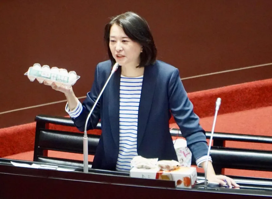 轟綠「全黨挺過期蛋」　王鴻薇酸：誰還沒有上這「完蛋列車」