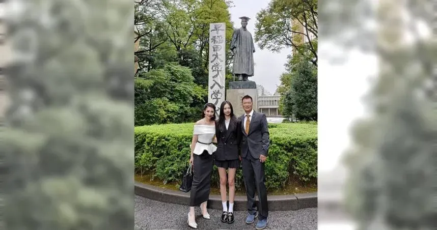 最美新生照！蔡詩萍女兒入學早稻田…「迷你裙秀美腿」網暴動