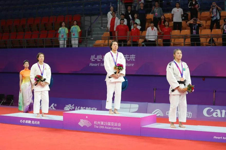 新北市「柔道女王」連珍羚亞運奪金牌！侯友宜激動發聲：不被看好才會好看