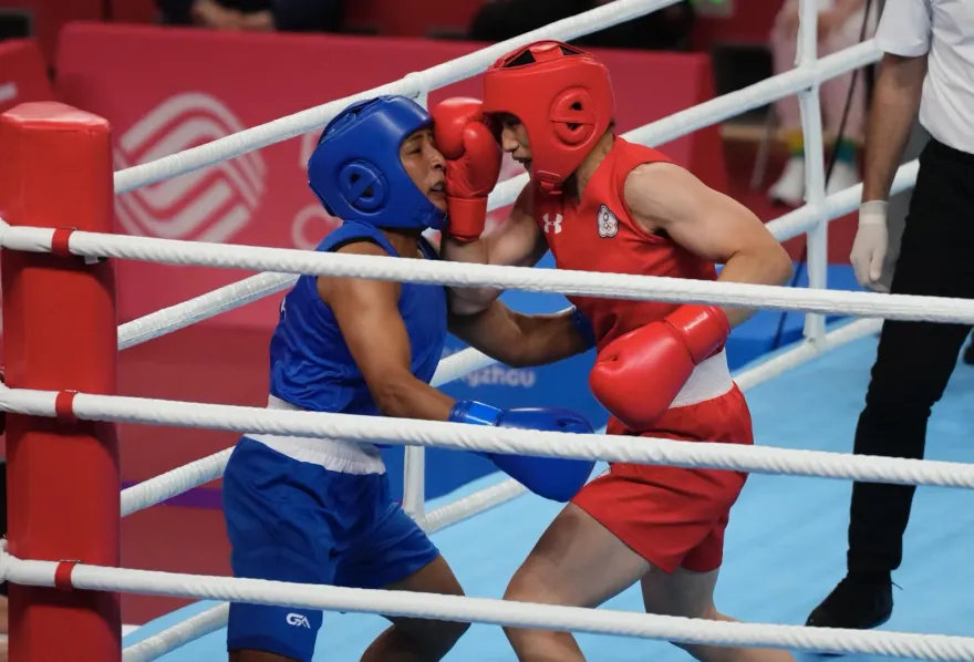 杭州亞運/一分多鐘3次進入讀秒！陳念琴以TKO輕鬆晉級八強