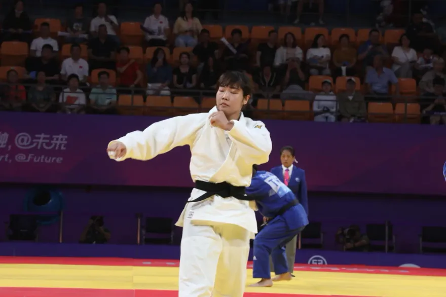 杭州亞運/不敵日本好手　許王淑卉女子柔道78公斤級止步8強拚復活爭銅