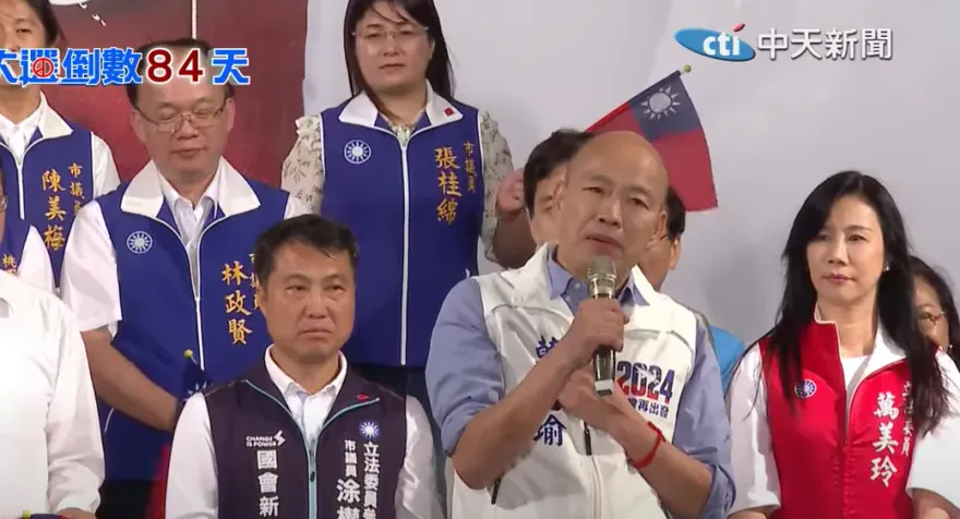 韓國瑜挺侯造勢大會喊出這段話　退役少將超震驚：和我想法一樣