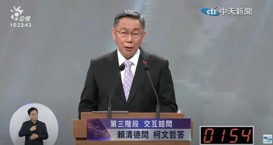 柯文哲被問到哽咽狂咳30秒　賴清德：應是有感於父母關心和照顧