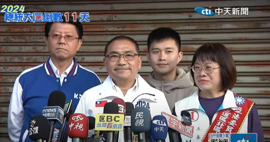 降低選舉車防彈玻璃被柯文哲嘲諷　侯友宜：相信台灣人民會理性面對