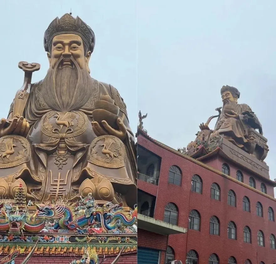 有求必應/全台最大尊土地公「宜蘭四結福德廟」 　過年參拜求財第一站