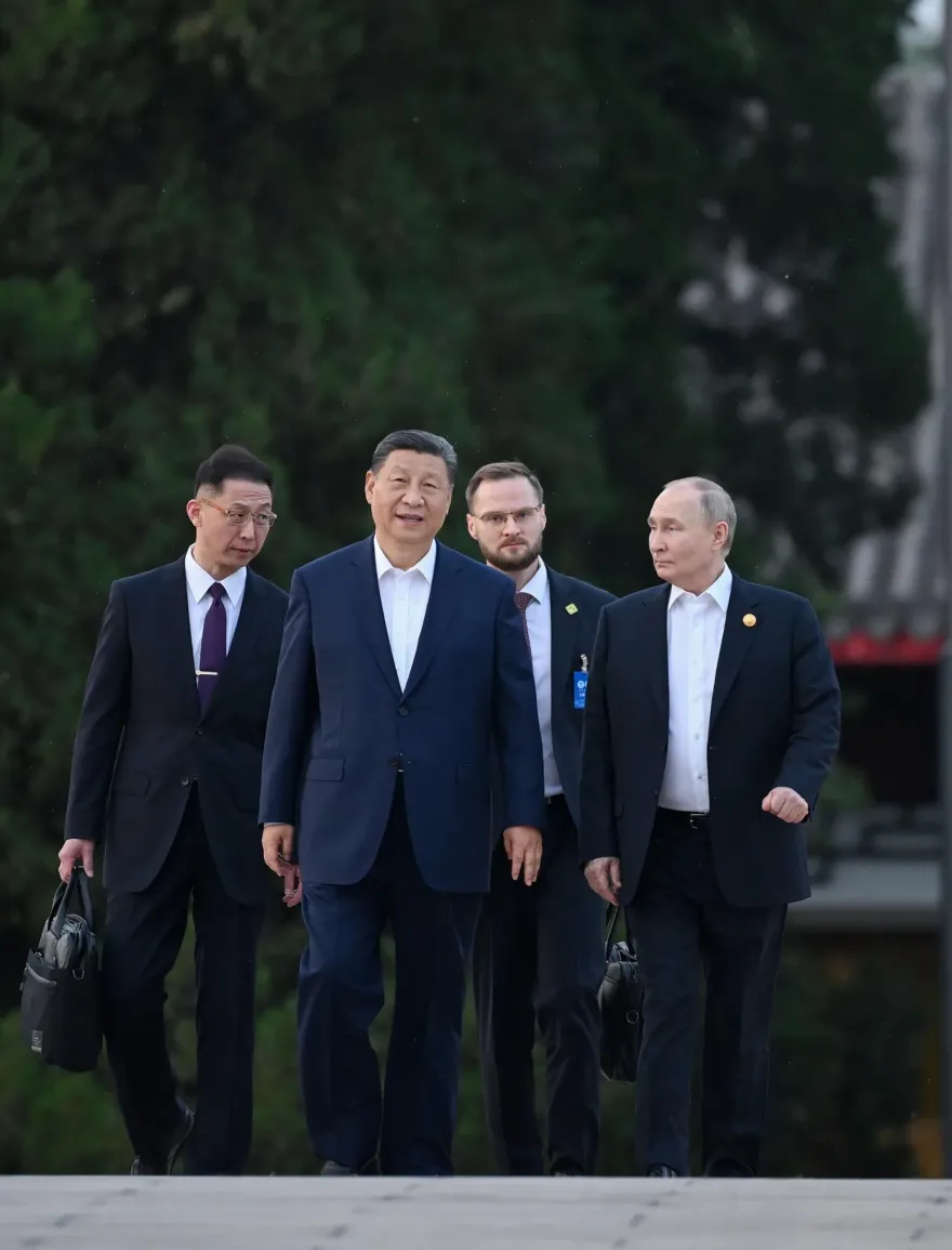 影/習近平同普丁在中南海小範圍會晤　就政治解決烏克蘭危機達成共識
