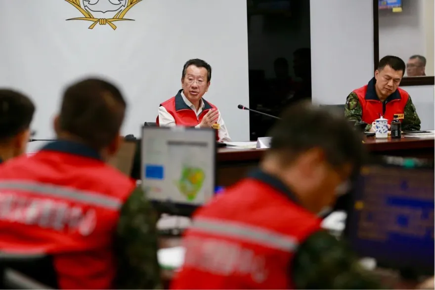 顧立雄主持颱風災防會議　國軍必要時終止漢光演習
