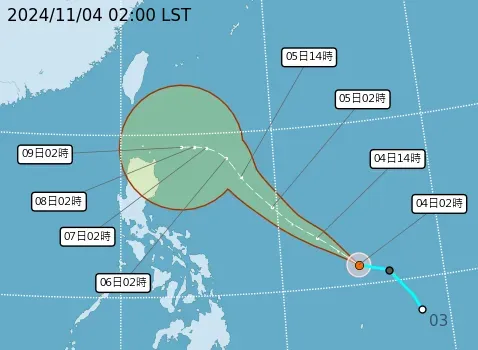 颱風銀杏侵台機率？將現共伴效應？吳德榮釋疑　最新各國路徑出爐