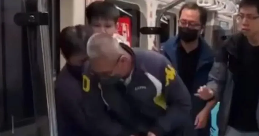 北捷傷人勇警奪刀　侯友宜感謝老部屬見義勇為