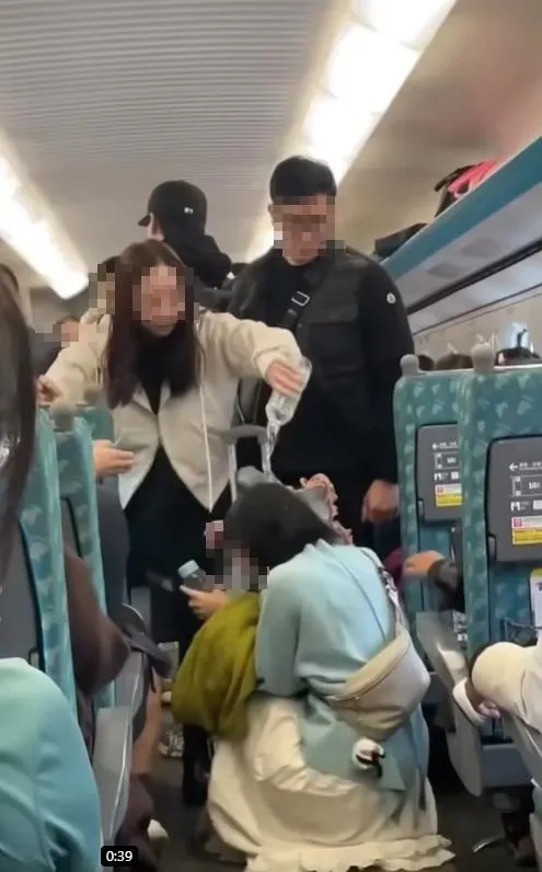 高鐵女水潑男童遭「水淋頭報復」　目擊者緩頰：她不小心的