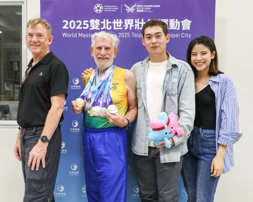 世壯運/昆凌爺爺自曝跟105歲薩旺爺爺已成好友