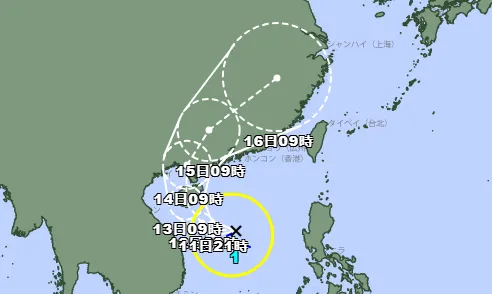 日氣象廳：蝴蝶生成！　成9年來最晚報到颱風