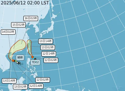 東南部注意！熱帶低壓「可能跑來台灣」　挾雨彈轟炸